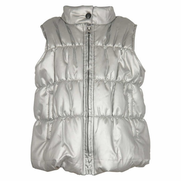 NWT Girl’s 3pc Set, Silver Vest/Star Pants/ Shirt - Picture 3 of 5